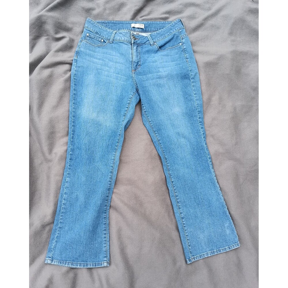 Riders by Lee 14P No Gap Waist Bootcut Jeans Medium Wash Stretch Flap Pockets